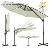 Parasol de jardin Ikodm 3 m beige, parasol à pied déporté Voir les images du produit 1