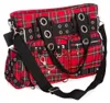 Banned Handbag - Modello Camdyn, tessuto a quadri rosso Anteprima dell’immagine prodotto 4