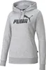 PUMA Damen Sweathoodie hellgrau Gr. M Kapuzenpullover Produktbild-Vorschau 1