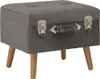 vidaXL Stolička s úložným priestorom 40 cm Grey Velvet Náhľad obrázku produktu 8