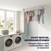 Stropní věšák na prádlo Foxydry Mini 128 cm šetří místo Náhled obrázku produktu 3