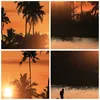 Bilder auf glas - Einteilig - Palme Fluss Sommer - 70x100cm Produktbild-Vorschau 8