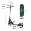 WXM Urban Scooter falten RSN-B01 Grüne Stoßdämpfer Produktbild-Vorschau 11