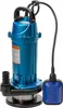 A blue submersible pump with a black handle and a blue float switch. Anteprima dell’immagine prodotto