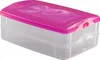 Aufbewahrungsbox 2x1,2L mit Deckel Rosa Produktbild-Vorschau 1