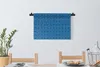 MuchoWow® Wandteppich Wandbehang Kompass - Blau - Muster Produktbild-Vorschau 4