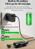 A charger plugged into a wall outlet, with a battery icon and a charging device on a desk. Produktbild-Vorschau