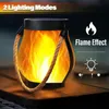 Tanzende Flammenlaterne, Solar-Gartenleuchte, wasserdicht, Produktbild-Vorschau 3