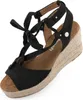 Damen Sandalen Refresh Sandal Schwarz - 38 Produktbild-Vorschau 1