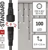 Standard LED spojovací vánoční řetěz – rampouchy, 2,5 m, venkovní, studená bílá Náhľad obrázku produktu