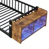 Letto per bambini Flieks a terra 90x200 cm con LED, letto Anteprima dell’immagine prodotto 10