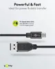 goobay Cavo USB 2.0 da USB C a USB A nero 0,5 m Anteprima dell’immagine prodotto 6