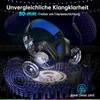 Over-Ear-Kopfhörer, 2,4G Gaming Headset mit Mikrofon für Produktbild-Vorschau 8
