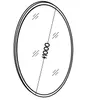 Spiegel OVARO I Ø100 cm – Runder Wandspiegel für Produktbild-Vorschau 3