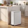 SONGMICS, poubelle de cuisine de 50 litres, poubelle à Voir les images du produit 1
