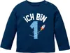 Baby Langarm-Shirt 1. Geburtstag Geburtstagsshirt Ich bin 1 Produktbild-Vorschau 1