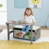 GOPLUS 3 in 1 Kinderbank, Kindersitzbank mit eingebauten Produktbild-Vorschau 2