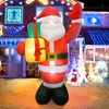 1,5 M Vianočná nafukovacia dekorácia Santa Claus Vonkajšia Náhľad obrázku produktu 12