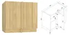 Küche L Form 200x260 cm - Eiche Cremona und Beige Matt - Produktbild-Vorschau 11
