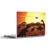 MuchoWow® Laptop Aufkleber Sticker Cover Dino - Sonne - Produktbild-Vorschau 1