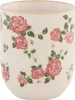 Clayre & Eef Tasse 100 ml Rosa Porzellan Blumen Náhľad obrázku produktu 1