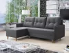 Easy4You Ecksofa FERN Grau L-Form – 222x93x145 cm - Produktbild-Vorschau 1