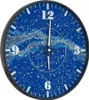 vidaXL Wanduhr mit Leuchtender Skala und Zeiger Blau Ø30 cm Produktbild-Vorschau 3