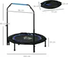 HOMCOM fitness trampolína 102 cm, skládací mini trampolína Náhled obrázku produktu 3