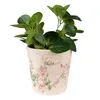 Clayre & Eef Doniczka Ø 15x14 cm Kwiaty ceramiczne Podgląd zdjęcia produktu 2