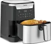 A Tefal air fryer with food inside. Náhled obrázku produktu