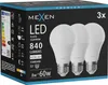Mexen Nova 3x LED-Glühbirne E27, A60, 8W, Neutral - 4000K, Produktbild-Vorschau 1