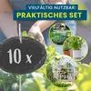 Hoberg Schiefer Pflanzschilder Set 10-tlg. oval 9 x 7 x 0,5 Produktbild-Vorschau 5