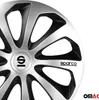 Sparco 4er Set 15" Zoll Radzierblenden Auto Radkappe Sicily Produktbild-Vorschau 9