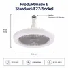 30W Deckenventilator mit Beleuchtung und Fernbedienung, Produktbild-Vorschau 2