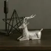 Marrakesch Weihnachtsdeko Hirsch Silber 19 cm | Edle Produktbild-Vorschau 2