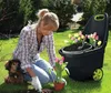 Wózek Ogrodowy 62L Zielony Podgląd zdjęcia produktu 1
