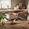Teller, mediterran mit Sardinen-Motiv | Maritime Produktbild-Vorschau 3