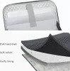 A split image showing the interior of a laptop bag and a layered diagram of its construction. Náhled obrázku produktu