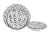 Assiette plate BlackLine 20 cm, pois Voir les images du produit 2