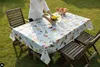 Abwaschbare Vinyltischdecke mit Blumen und Schmetterlingen Produktbild-Vorschau 3