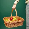 Creative Home Weidentablett Korbtablett mit Henkel 40x32 cm Produktbild-Vorschau 3