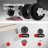 Hop-Sport Gusseisen Kurzhanteln 2er Set - Kurzhantel Set Produktbild-Vorschau 3