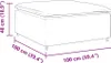 vidaXL Modułowy podnóżek do sofy czarny 100x100x48 cm Podgląd zdjęcia produktu 7