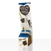 A chocolate drink on a stick, presented in its packaging. Produktbild-Vorschau