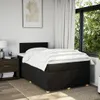 Boxspringbett mit Matratze Schwarz 120x200 cm Stoff Produktbild-Vorschau 4