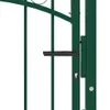 vidaXL Brama ogrodzeniowa z kolcami stalowymi 100x100 cm Podgląd zdjęcia produktu 2