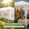 Kinzo Pavillon 3x6 m - Partyzelt für 70 Personen - Produktbild-Vorschau 6