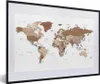 MuchoWow® MuchoWow® Gerahmtes Poster Weltkarte - Einfach - Produktbild-Vorschau 1