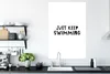 MuchoWow® Poster Kinderillustration mit dem Zitat 'Just Produktbild-Vorschau 3