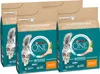 Three bags of Purina One cat food are displayed side-by-side against a white background. Produktbild-Vorschau